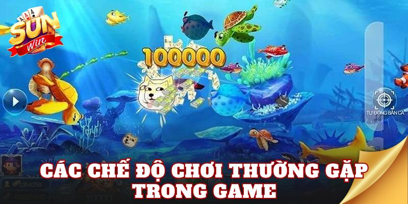 Các chế độ chơi thường gặp trong game